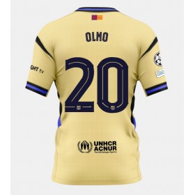 Pánské fotbalový oblečení Barcelona Dani Olmo #20 Venkovní košile 2025-26 Krátkým Rukávem
